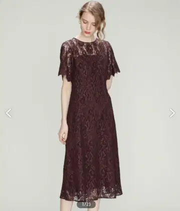 그레이스 콘티넨탈 전체 레이스 원피스