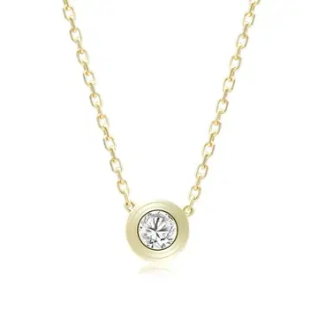 0.2ct 더블 C-ring 목걸이 H0908 (4주간 발송)