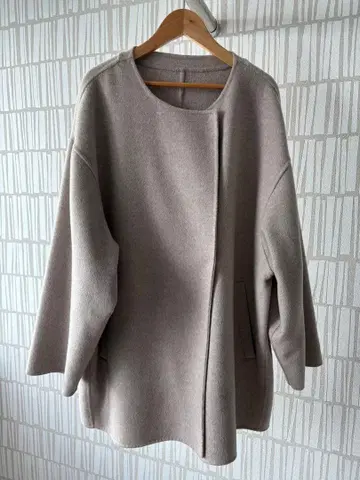 SLOBE IENA 해밀턴 더블 페이스 숏코트 베이지