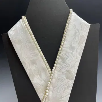 미사용 새상품 펄 레이어트 카라 후리소데 졸업식에도! 화이트