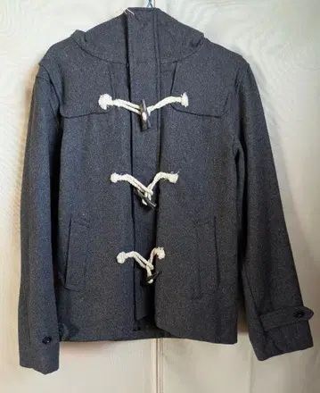 차콜 더플 코트 M