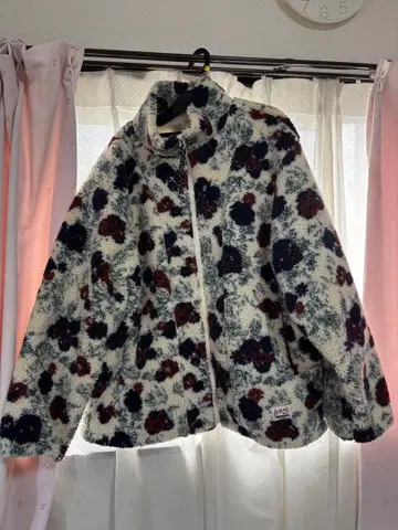 꽃무늬 보아 자켓 F 사이즈