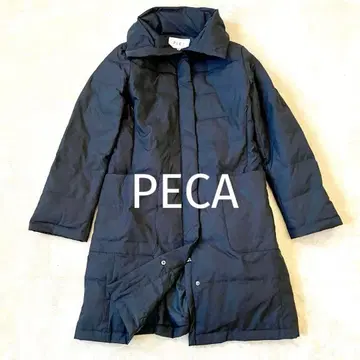 PECA 롱 다운 자켓 블랙 M