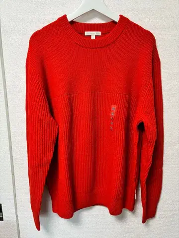 UNIQLO and JW ANDERSON 리브 크루넥 스웨터/긴팔