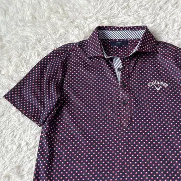 새상품급 캘러웨이 패턴 반팔 피케 셔츠