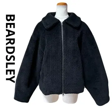 양품 BEARDSLEY 비어즐리 개럴개런트 보아 블루종 블랙 F