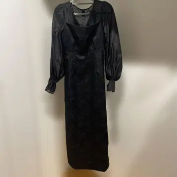 [포멀] [새상품급] 자카드 뷔스티에 도킹 원피스