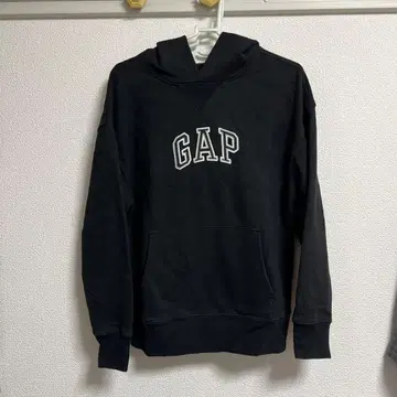 GAP 후드 부착 후드티 블랙 XXS