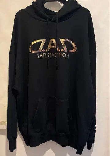 D.A.D 가르송 후드티 블랙 LL 사이즈