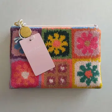 미사용 새상품 FEILER 페이러 파우치 플라워 패치 티슈 파우치