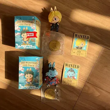 정품 LABUBU ONE PIECE 징베 원피스 2개 세트