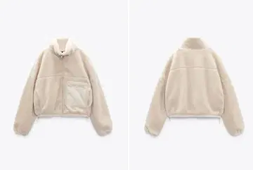 새상품 ZARA 자라 보아 자켓 퍼 보아 블루종