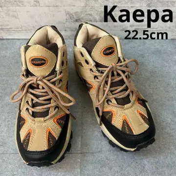 Kaepa 트레킹 슈즈 22.5cm 3E 베이지/오렌지/블랙