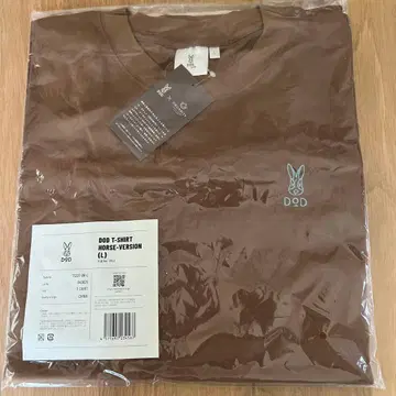 DoD 디오디 십이지신 티셔츠 L 2026 말띠 말 말 말 새상품
