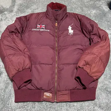 다운 자켓 남성용 방한 버건디