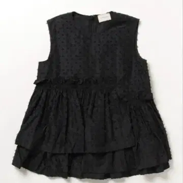 [ 새상품급 ] 유나이티드 애로우즈 티어드 개더 슬리브리스 블라우스