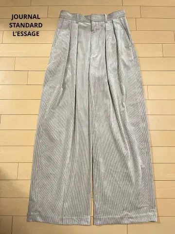 L'ESSAGE 저널 스탠다드 스트레치 코듀로이 2 턱 팬츠