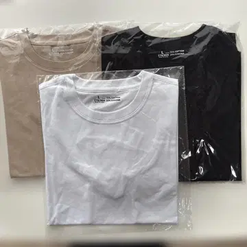 반팔 T셔츠 3색 세트 L 사이즈