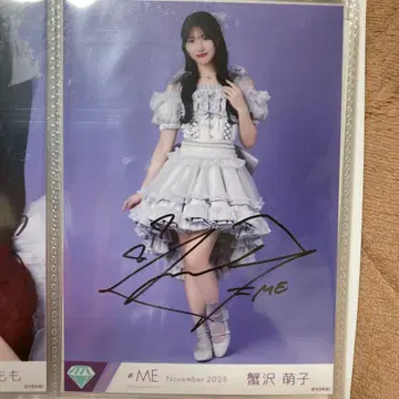 노이메 모브노데레라 카니사와 모에코 가창 의상 2 아더컷 브로마이드 친필