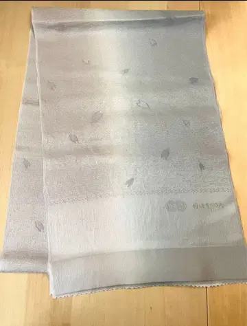 새상품 보관품 고급 탄고 크레이프 원단 벚꽃 순수 실크 오비 장식 천