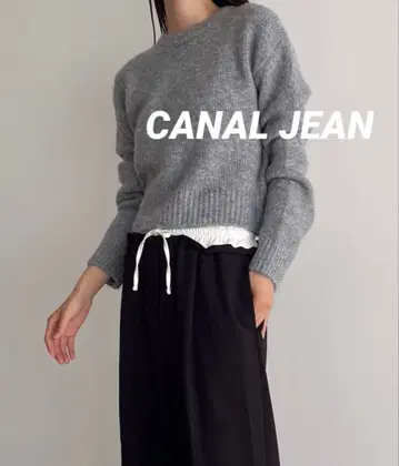 [ CANAL JEAN ] El mar(엘마르) 소프트 크루넥 니트