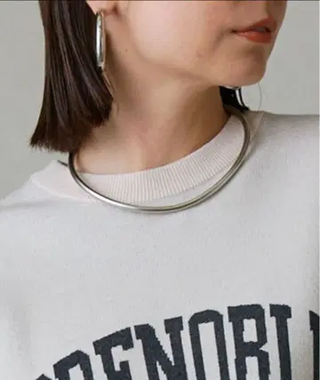 심플 합금 초커 목둘레 33cm