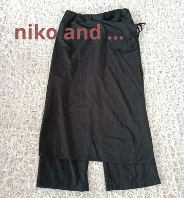 니코앤드 niko and - 랩 스커트 레이어드 팬츠