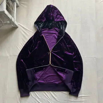 케이파 / 더블 집 후디 벨로아 퍼플 L 케이파