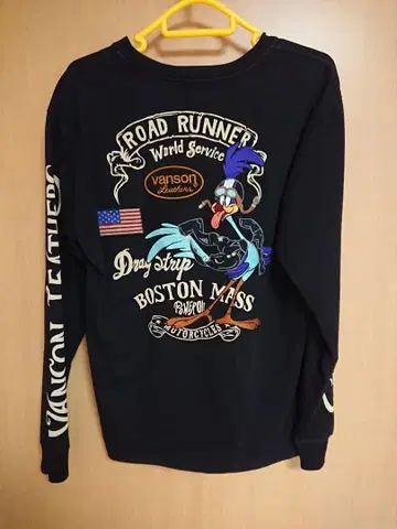 Vanson 루니 로드러너 콜라보 롱T셔츠