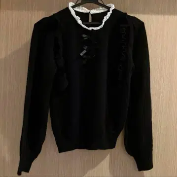 Ank Rouge 프릴 리본 니트