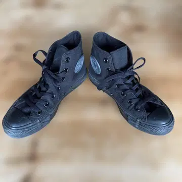 CONVERSE 올스타 블랙 하이컷 24cm