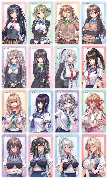 [아마카노 시리즈] 빅 마그넷 시트 (16종 세트) C106