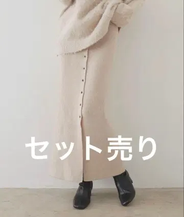 LIAN 2WAY 멀티 니트 스커트 뷔스티에 V넥 니트 풀오버