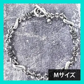 정가 52,000원 Justin Davis 크로스본 스컬 팔찌 ( M )