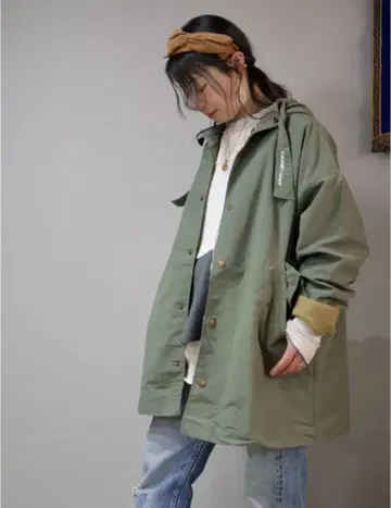 KAKELAandTRANQUIL 발수 가공 나일론 후드