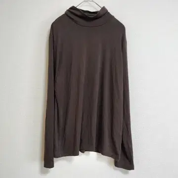 CORDIER 터틀넥 티셔츠 42 브라운 일본제 L 상당