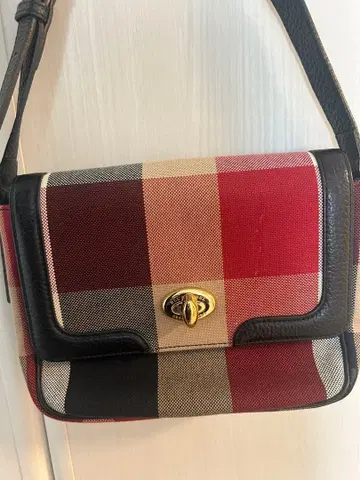 BLUE LABEL CRESTBRIDGE 체크 무늬 숄더백