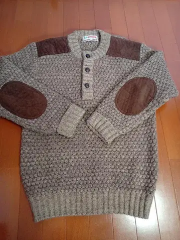 M GREGOR 맥레거 니트 스웨터 L 엘보 배치 포함