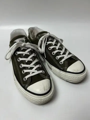 Converse 카키 로우컷 스니커즈 올스타 6H 일본제