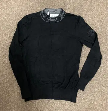 데상트 골프 스웨터 여성용 L 블랙