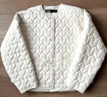 ZARA 하트 퀼팅 자켓