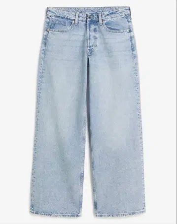 H&M 라이트 블루 와이드 레그 데님 40