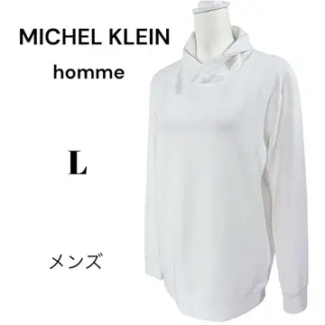 MICHEL KLEIN homme 남성용 긴팔 풀오버 [ 48 ] 화이트