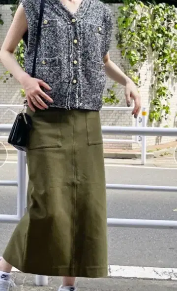 Spick & Span 워셔블 스트레치 타이트 스커트