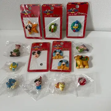 디즈니 레트로 버튼 세트