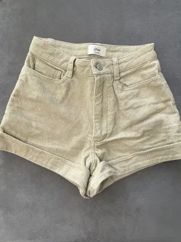 juemi 코듀로이 베이지 숏팬츠 S