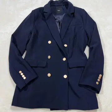 컨디션 최상 완판템 베이스먼트 금단추 네이비 더블 브레스트 FREE