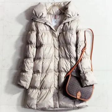 컨디션 최상 [ 빅 사이즈11 ] 이네드 INED 볼륨 넥 다운 코트