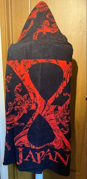 레어 상품 XJapan 월드 투어 2015~16년 후드 부착 빅 타월