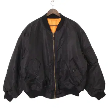 SECURITY 자수 MA-1 봄버 자켓 플라이트 자켓 USAF